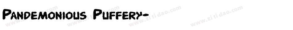 Pandemonious Puffery字体转换